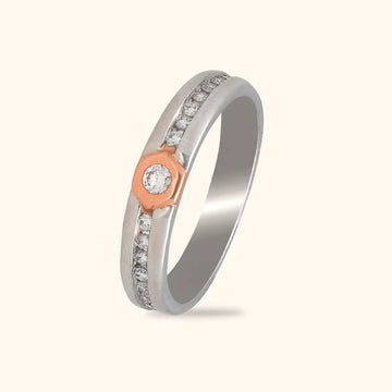 A Dance of Elegance Platinum Ring